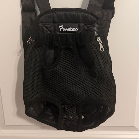 Pawaboo Black Dog Carrier Backpack - Picture 2 of 3